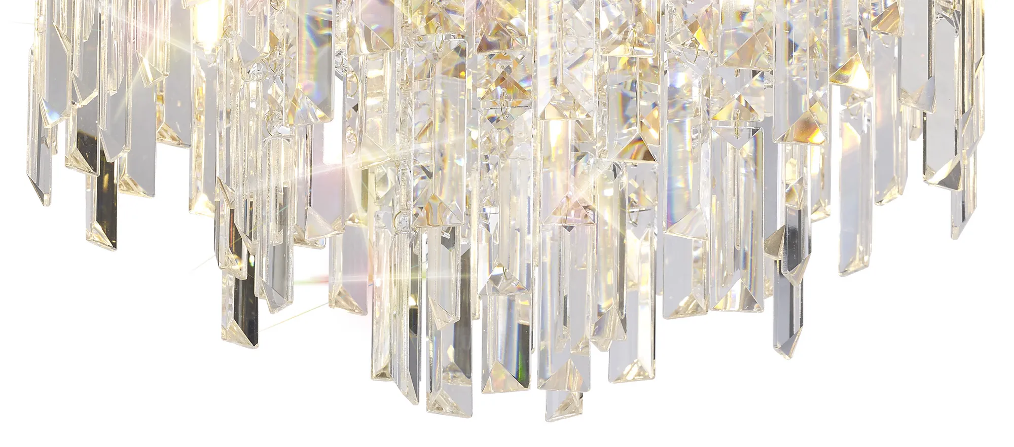 Maddison Crystal Ceiling Flush 6 Light IL31811  Diyas Maddison French Gold